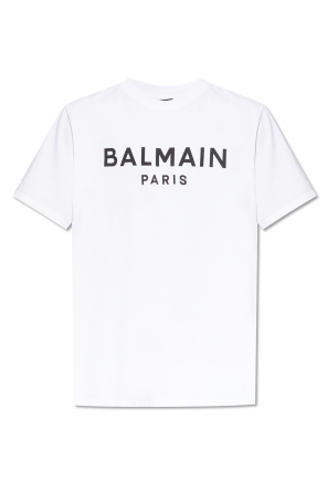 White Cotton T-shirt Balmain - Vitkac AS